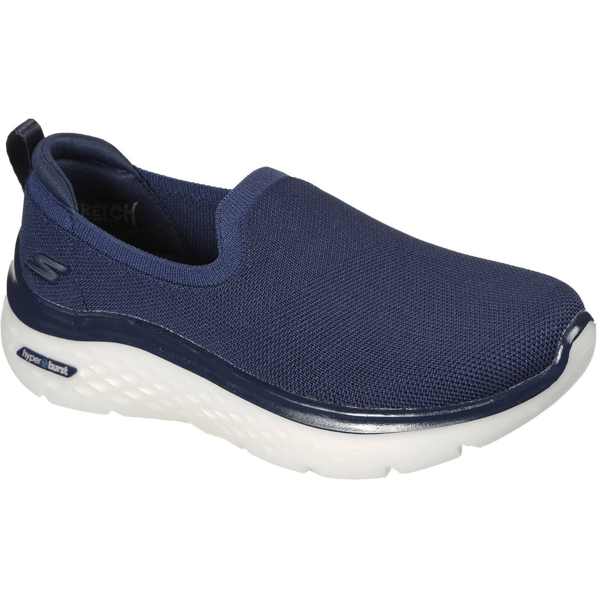 Skechers Women's GoWalk Hyper Burst Slip On Walking Shoes - Navy