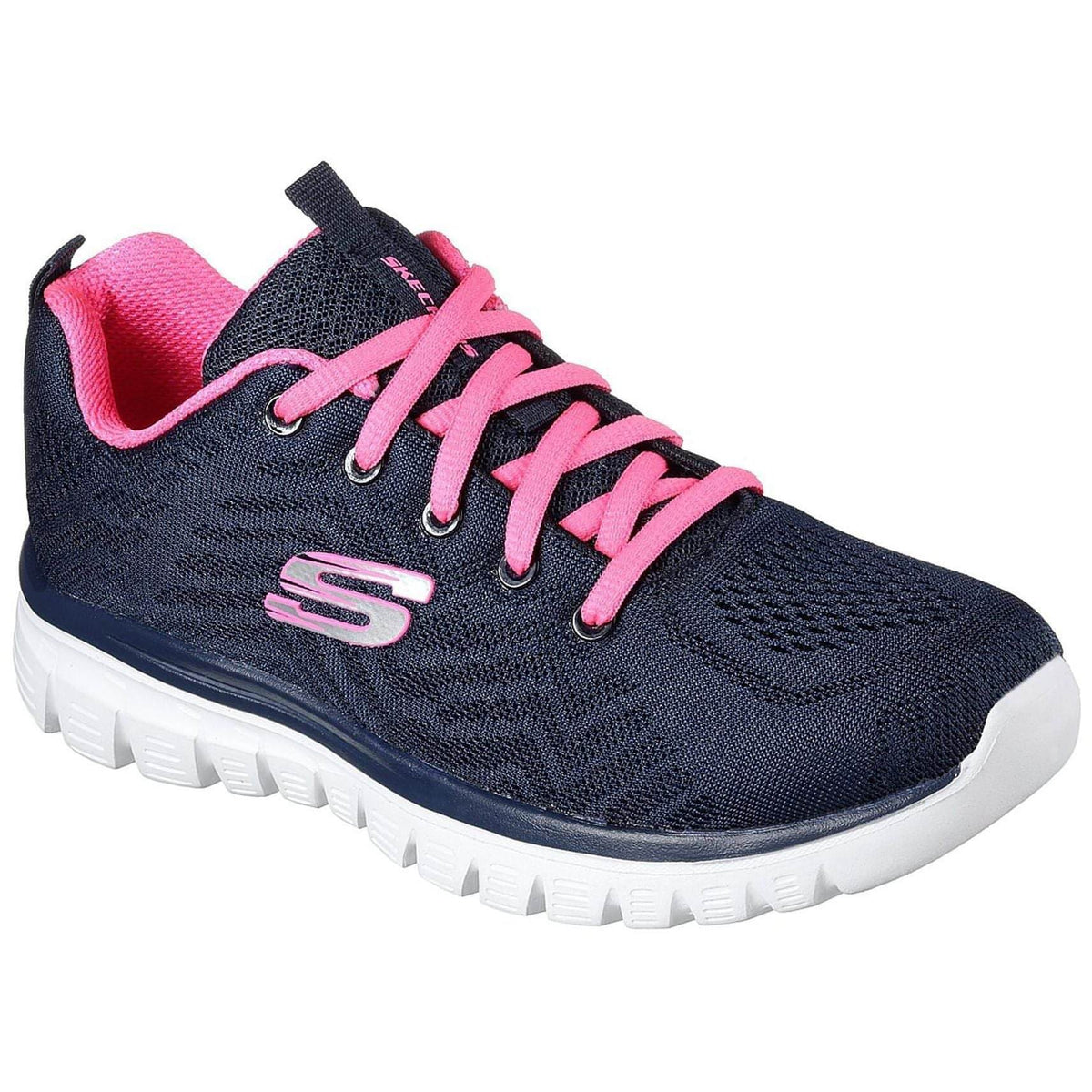 Skechers Women's Graceful Wide Fit Training Shoes - Navy