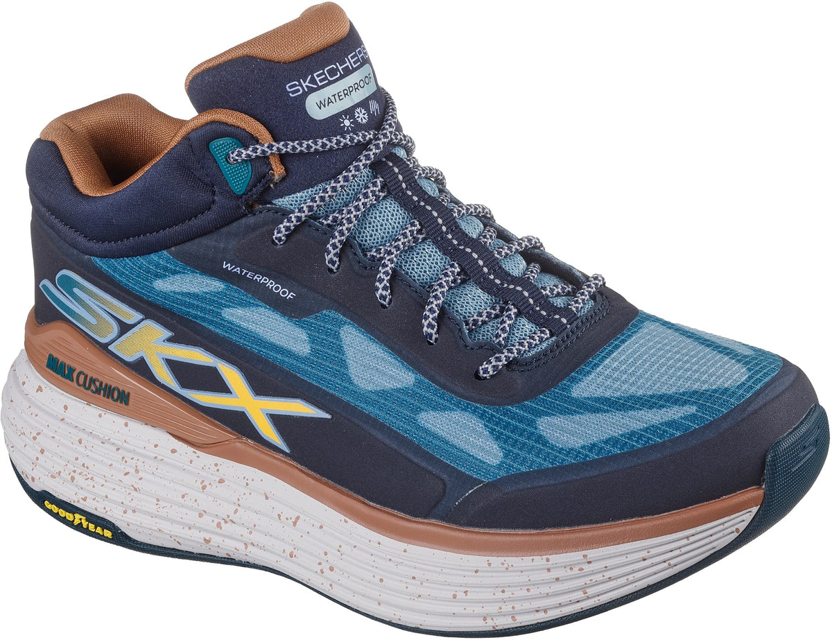 Skechers Women's Max Cushioning Suspension Terrace Waterproof Running Shoes - Blue