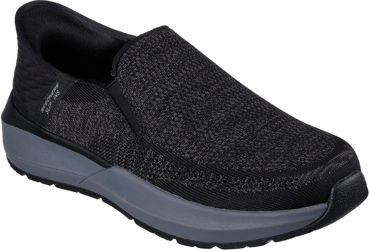 Skechers Men's Neville Rovelo Shoes - Black
