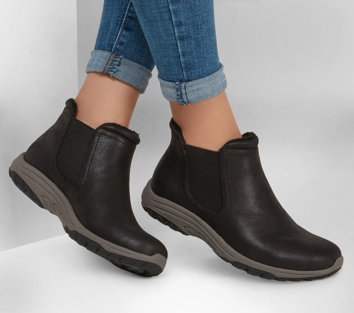 Skechers Women's Reggae Fest 2.0 New Yorker Boots - Black