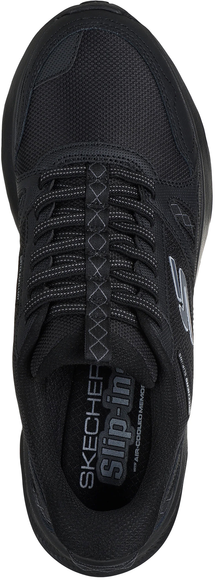 Skechers Men's Ridge Oak Gateway Trail Walking Shoes - Black