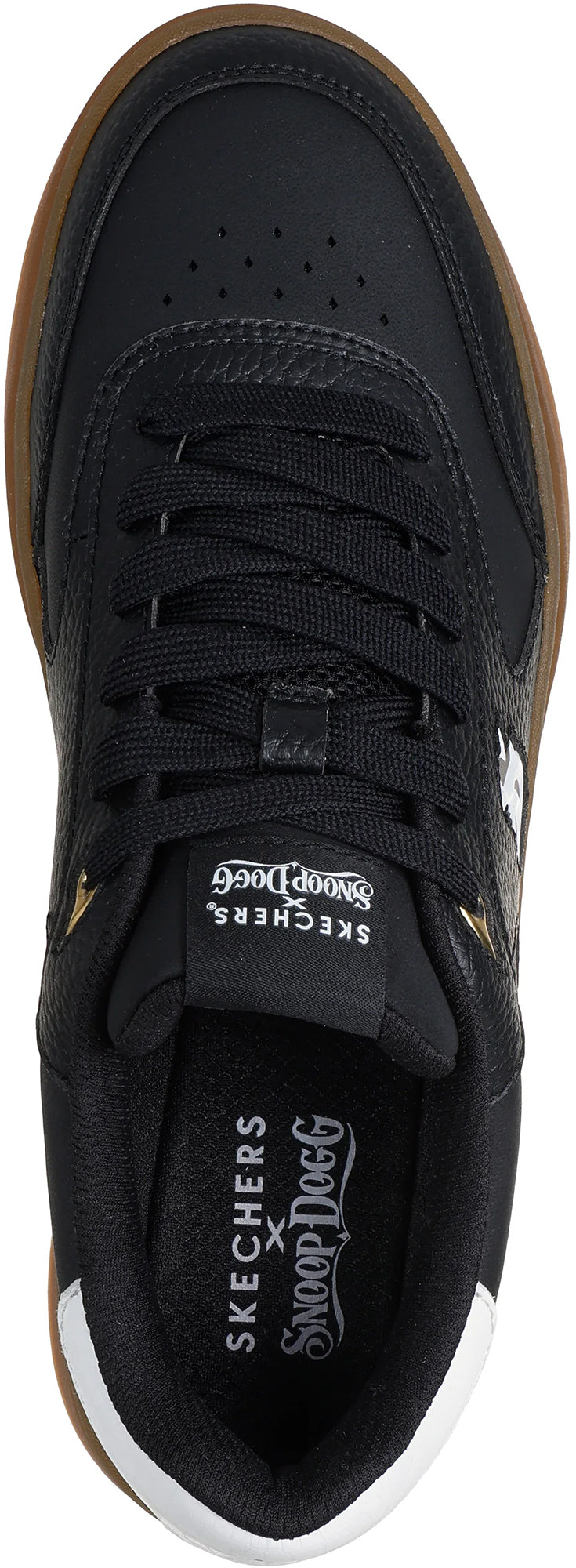 Skechers Men's Snoop Dogg Courtside Cali Dudez Shoes - Black