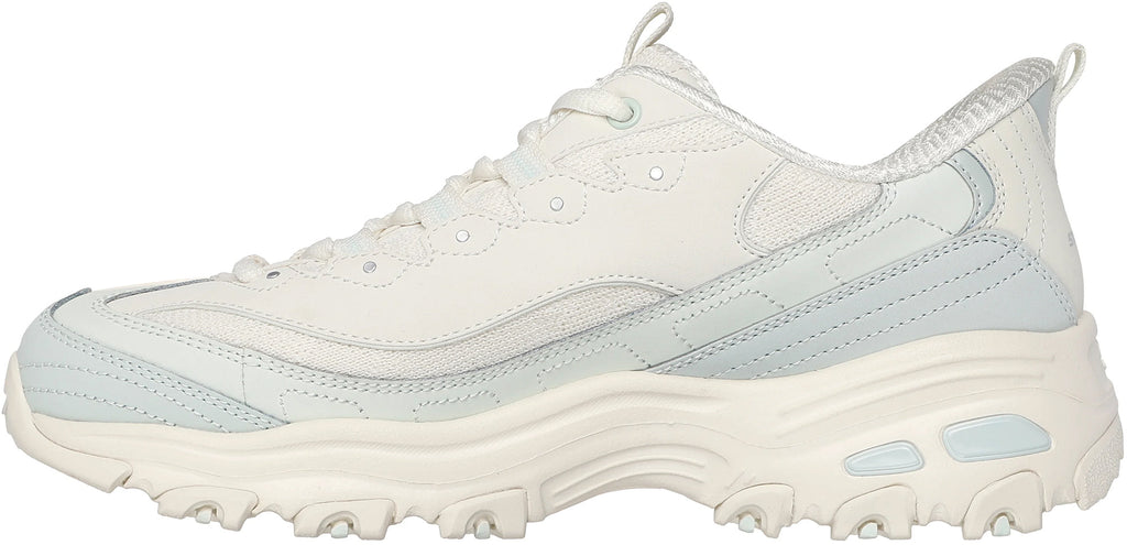 Skechers Women's Sport D'Lites Smooth Nostalgia Shoes - Cream