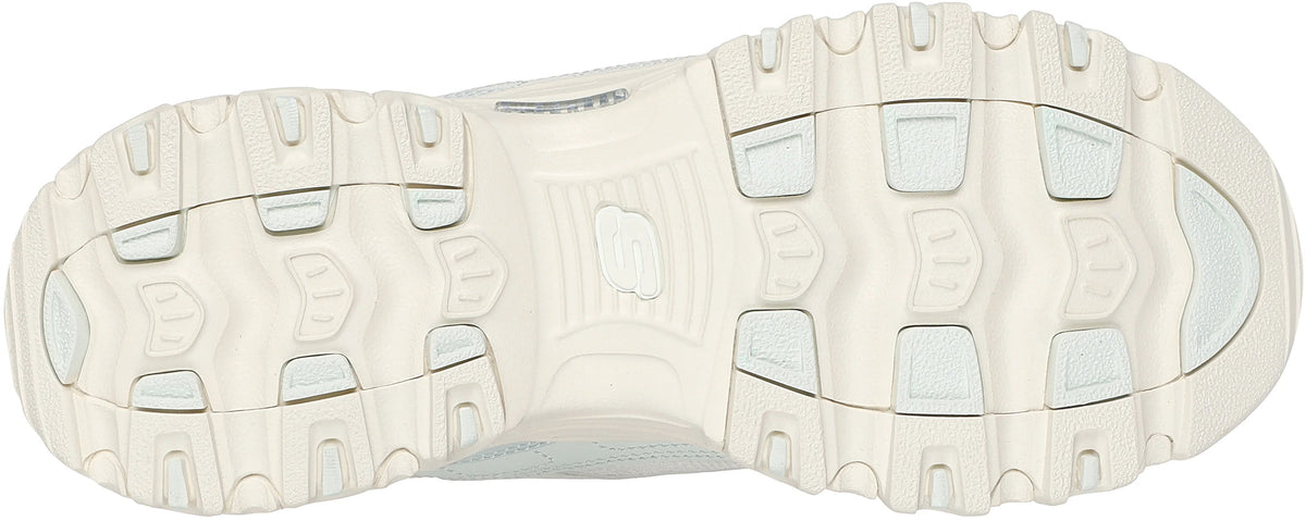Skechers Women's Sport D'Lites Smooth Nostalgia Shoes - Cream