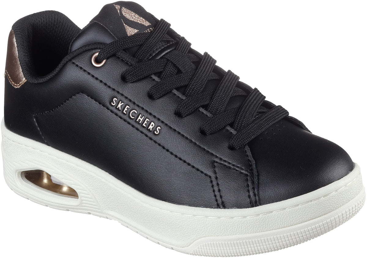 Skechers Women's UNO Court Courted Air Shoes - Black