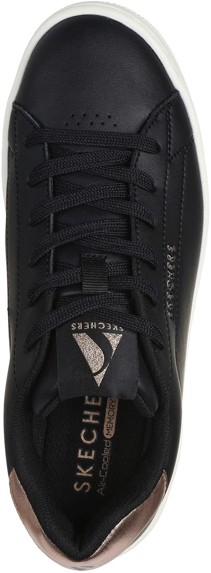 Skechers Women's UNO Court Courted Air Shoes - Black