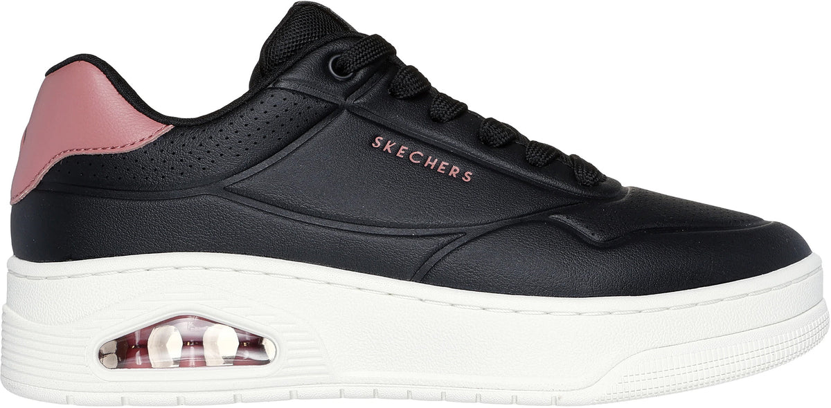 Skechers Women's UNO Court Courted Air Shoes - Black