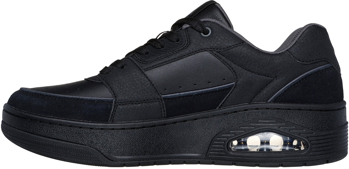 Skechers Men's UNO Court Low Post Match Shoes - Black