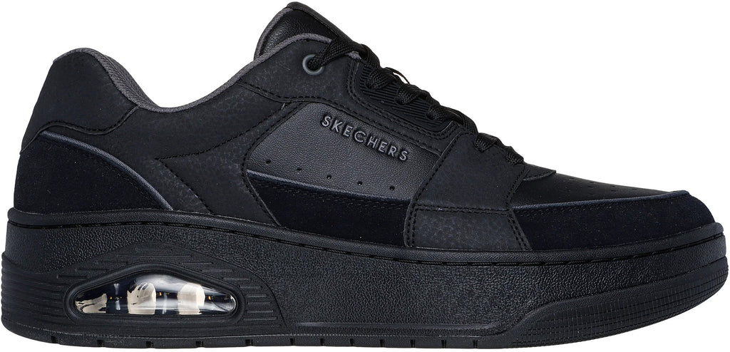 Skechers Men's UNO Court Low Post Match Shoes - Black