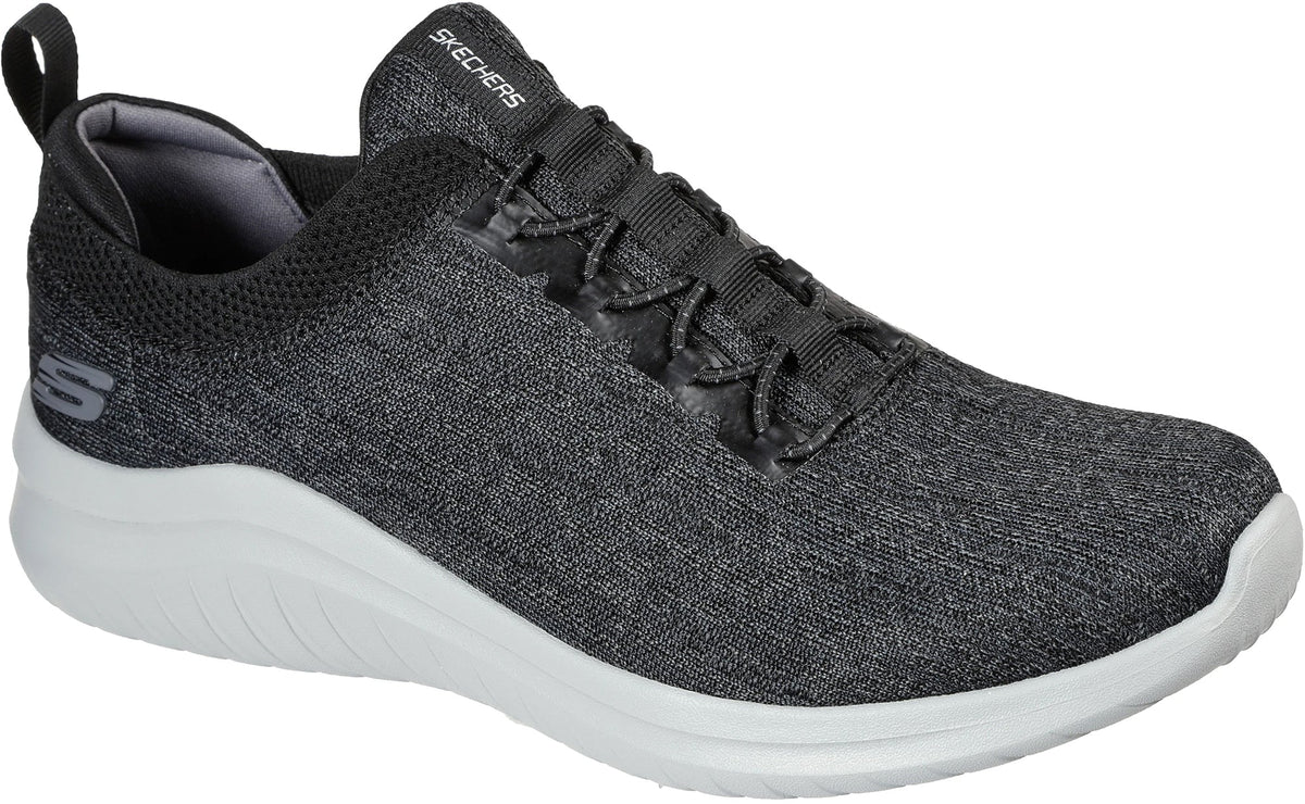 Skechers Men's Ultra Flex 2.0 Cryptic Wide Fit Shoes - Black