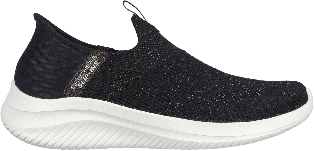 Skechers Women's Ultra Flex 3.0 Glitter Me Shoes - Black