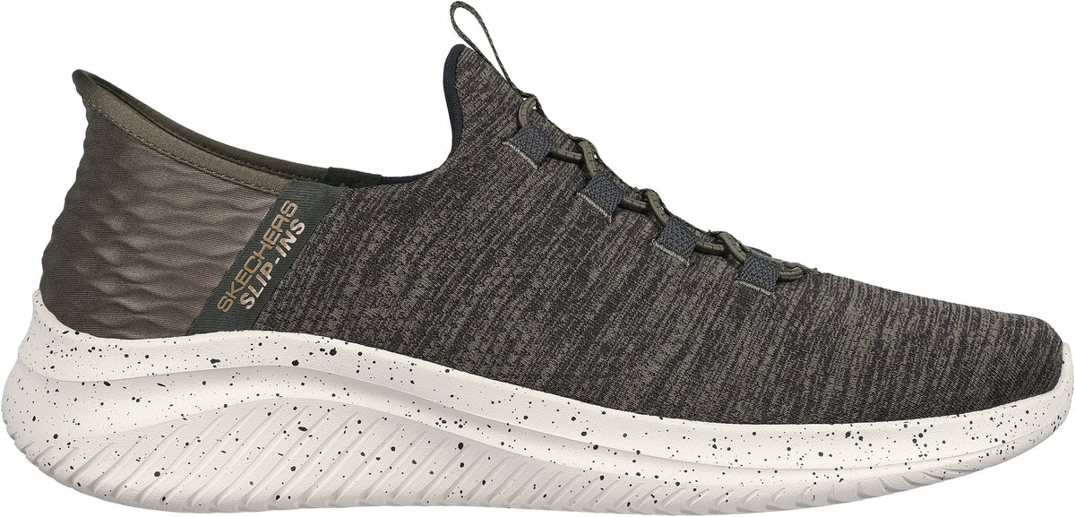 Skechers Men's Ultra Flex 3.0 Right Away Wide Fit Shoes - Green
