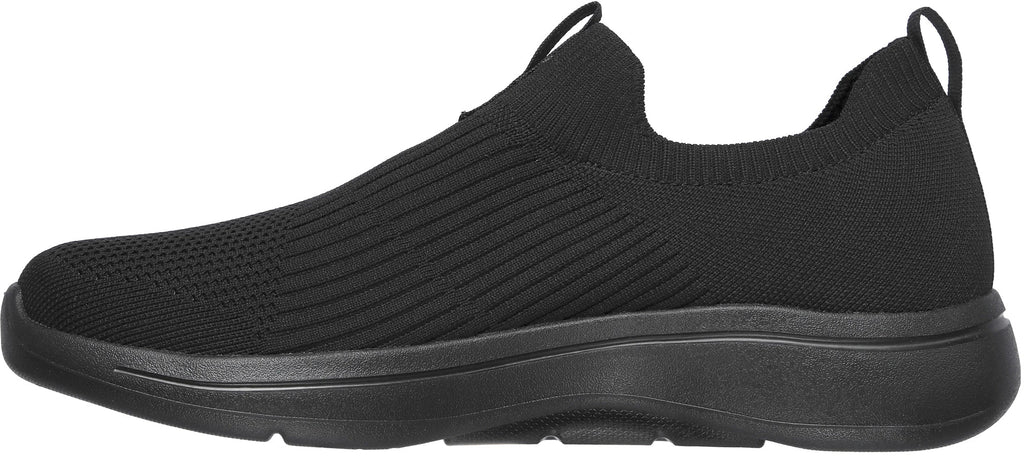 Skechers Men's GO Walk Arch Fit Iconic EXTRA Wide Fit Walking Shoes - Black