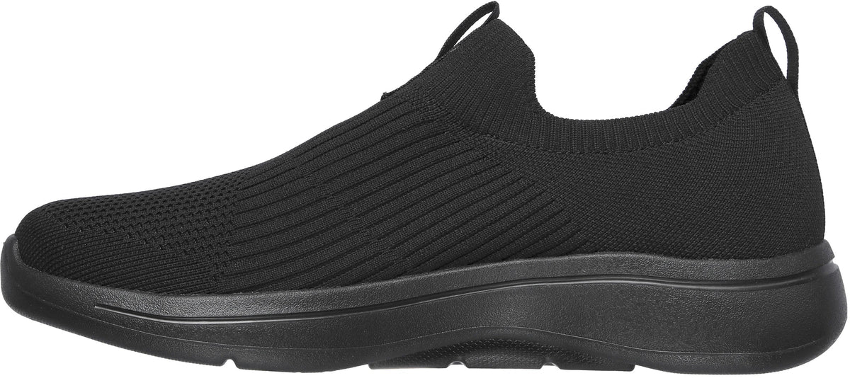 Skechers Men's GO Walk Arch Fit Iconic EXTRA Wide Fit Walking Shoes - Black