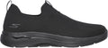 Skechers Men's GO Walk Arch Fit Iconic EXTRA Wide Fit Walking Shoes - Black