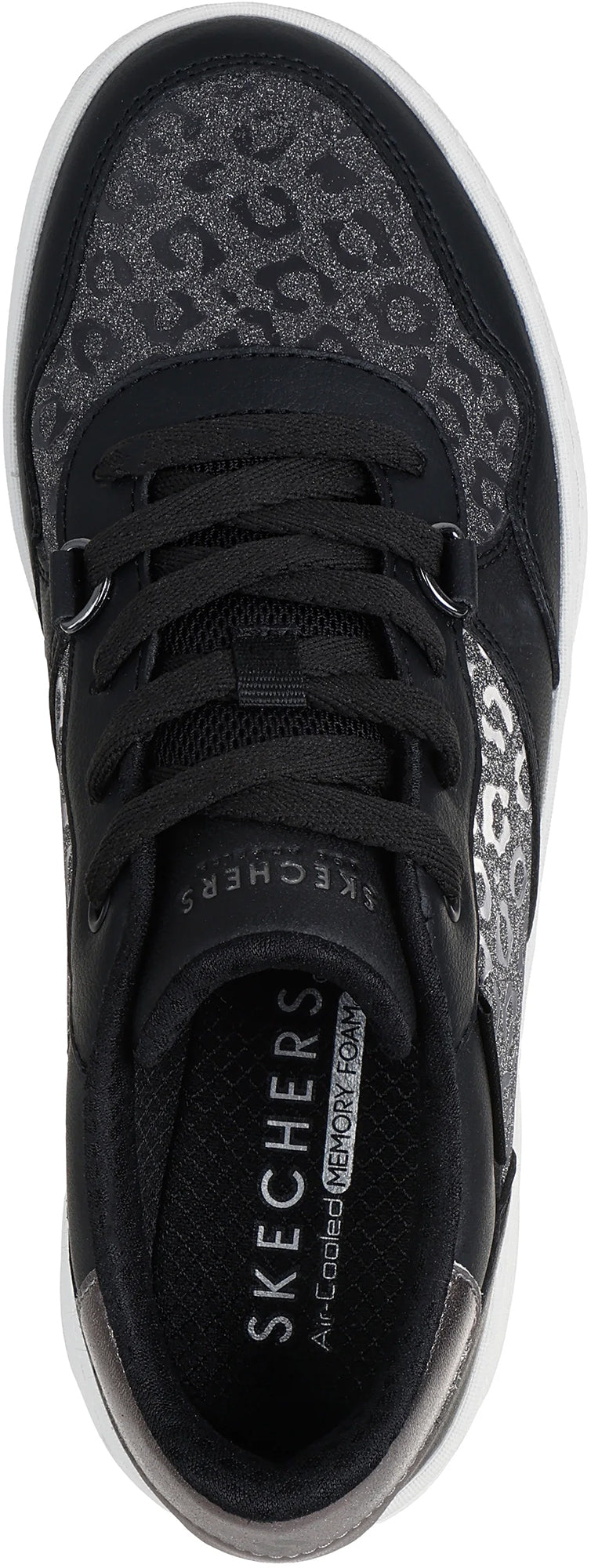 Skechers Women's UNO CTL Subtle Shimmer Shoes - Black