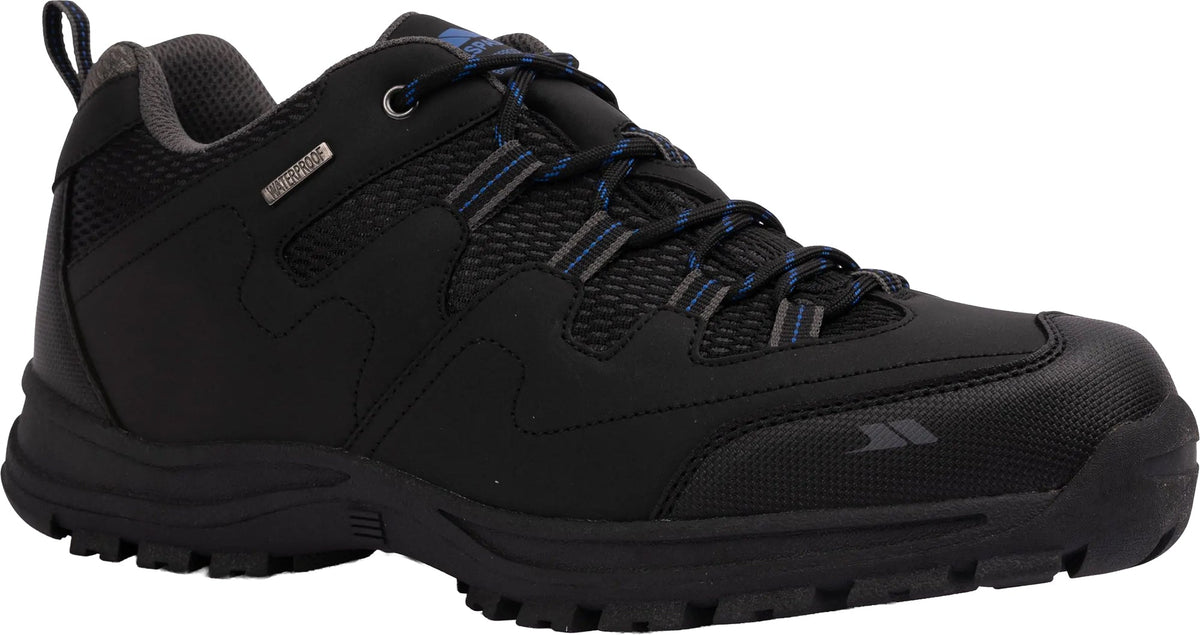 Trespass Men's Finley Waterproof Walking Shoes - Black