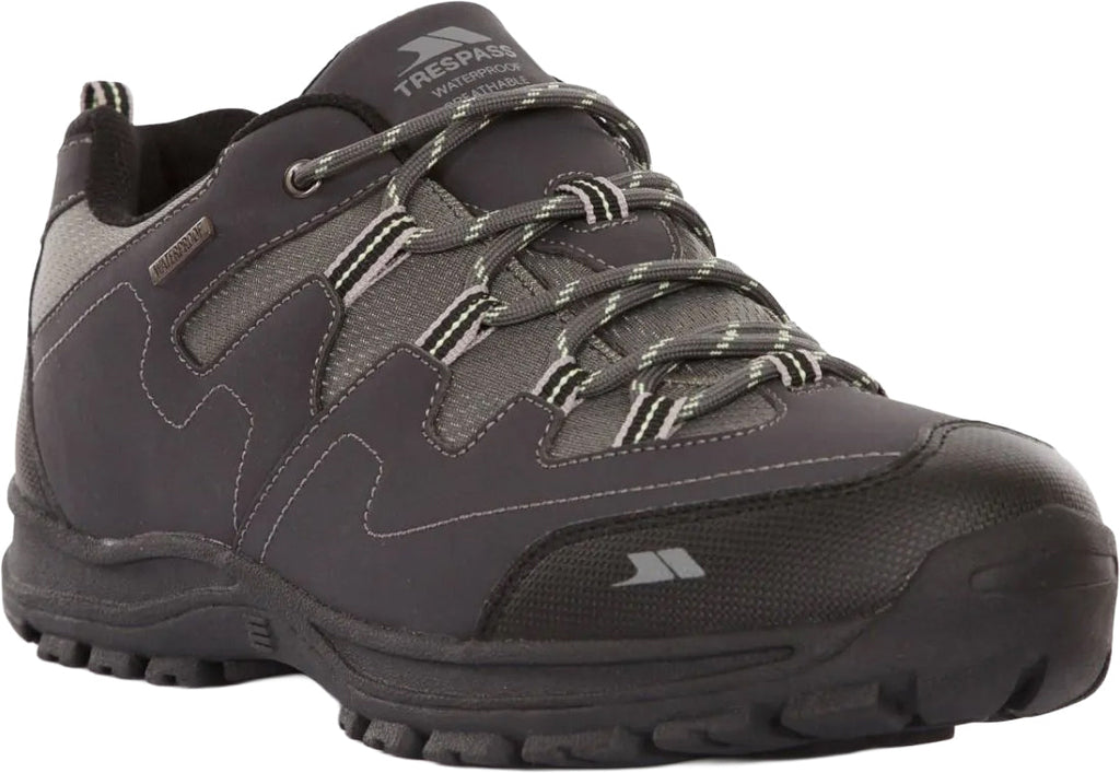 Trespass Men's Finley Waterproof Walking Shoes - Grey