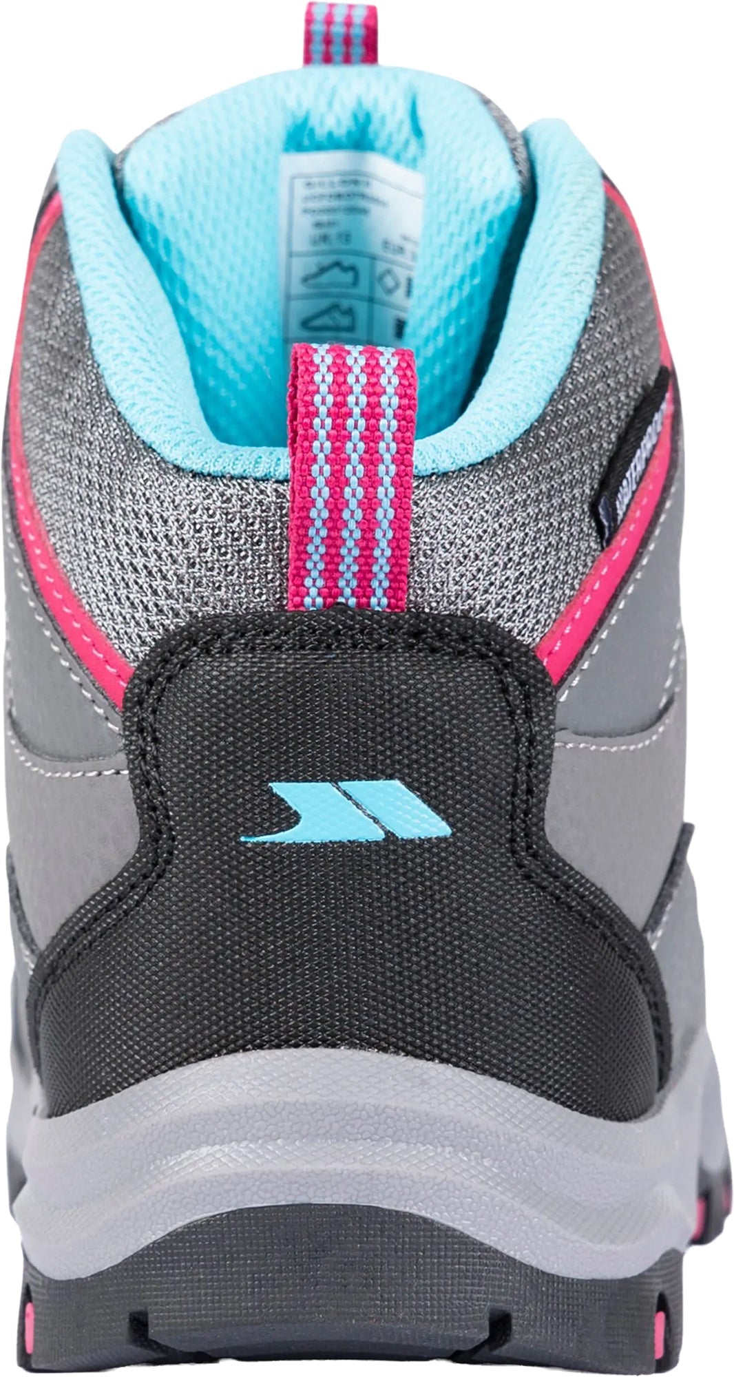 Trespass Junior Gillon II Mid Waterproof Walking Boots - Grey