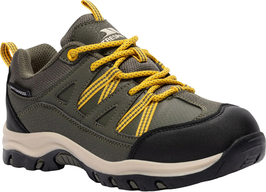 Trespass Junior Gillon II Waterproof Walking Shoes - Green