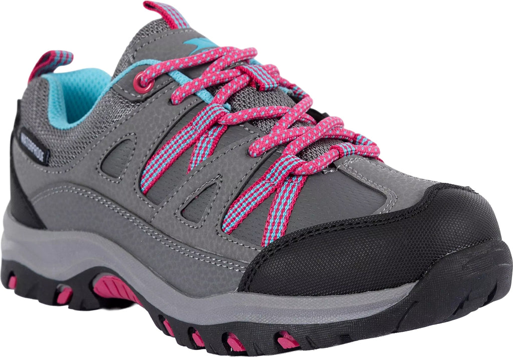 Trespass Junior Gillon II Waterproof Walking Shoes - Grey