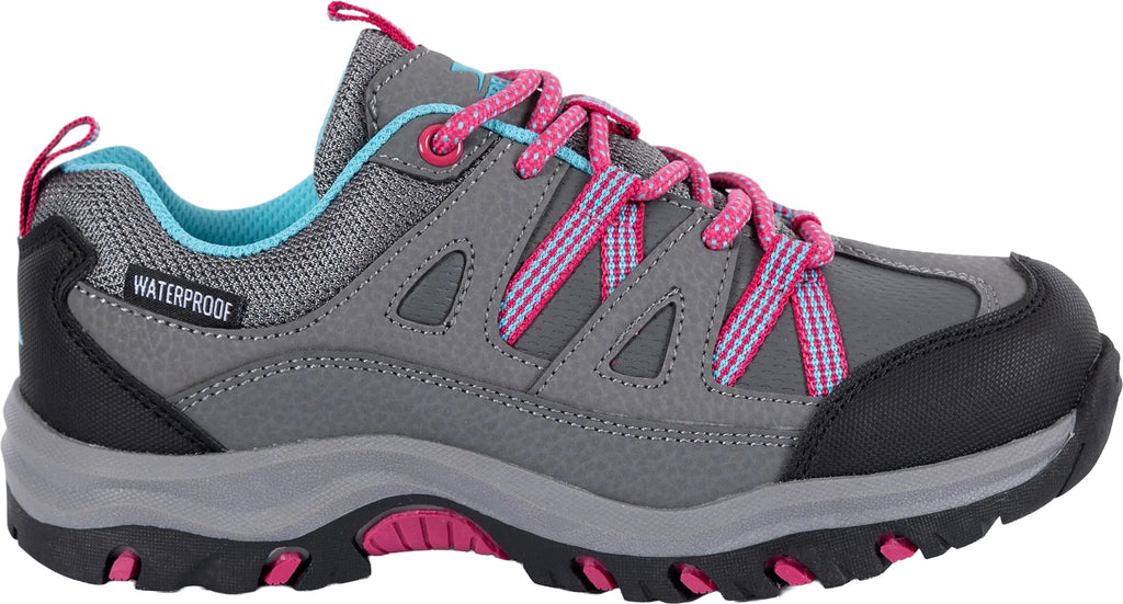 Trespass Junior Gillon II Waterproof Walking Shoes - Grey