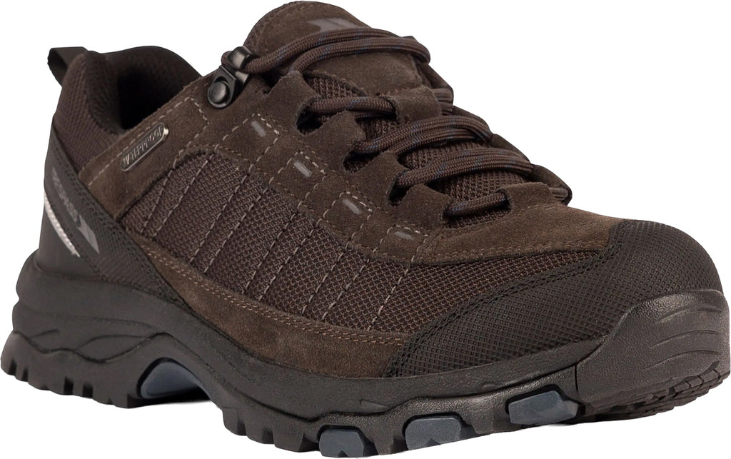 Trespass Men's Scrap Waterproof Walking Shoes - Brown