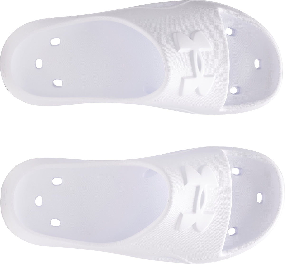 Under Armour Men's Locker V Slides - White