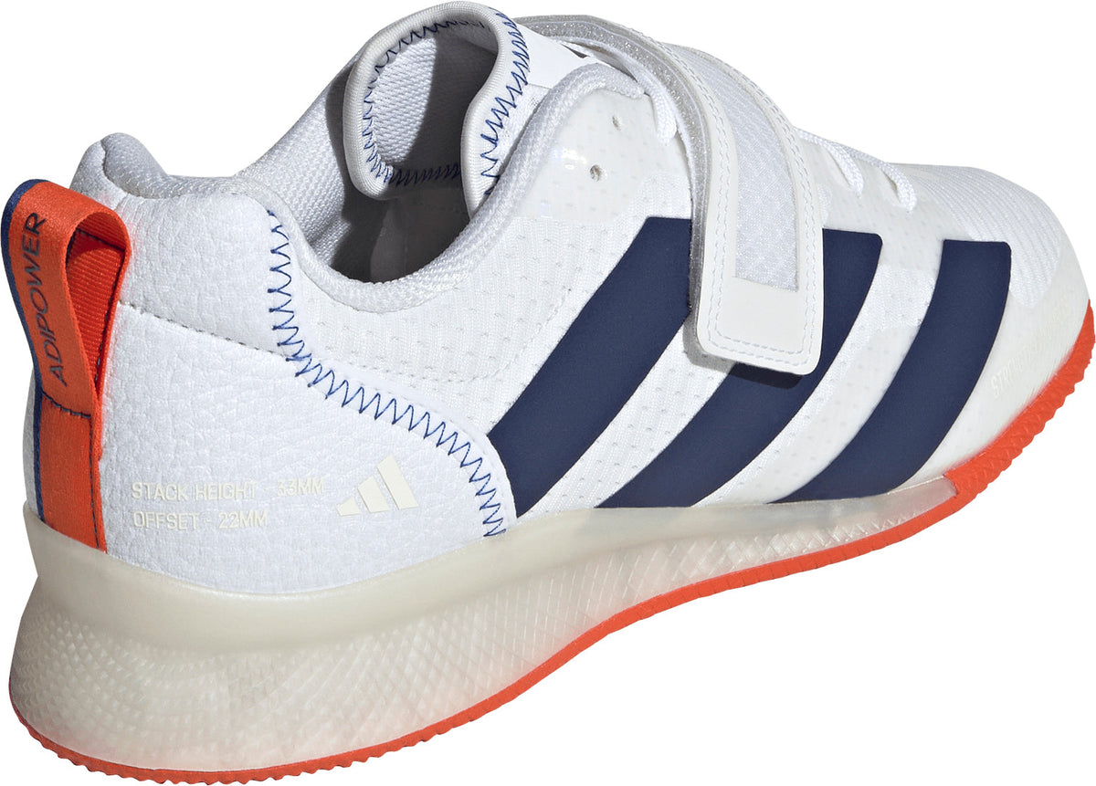 adidas Men's Adipower 3 Weightlifting Shoes - White