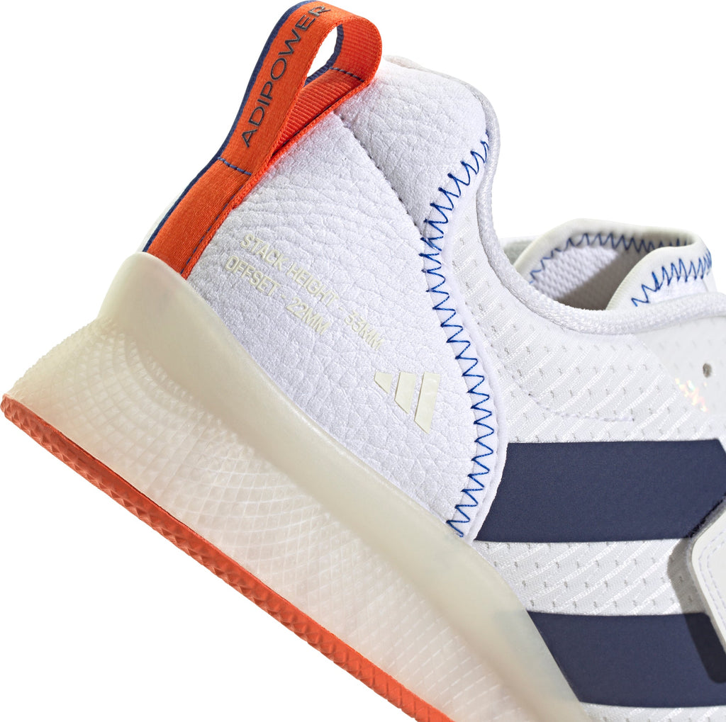 adidas Men's Adipower 3 Weightlifting Shoes - White