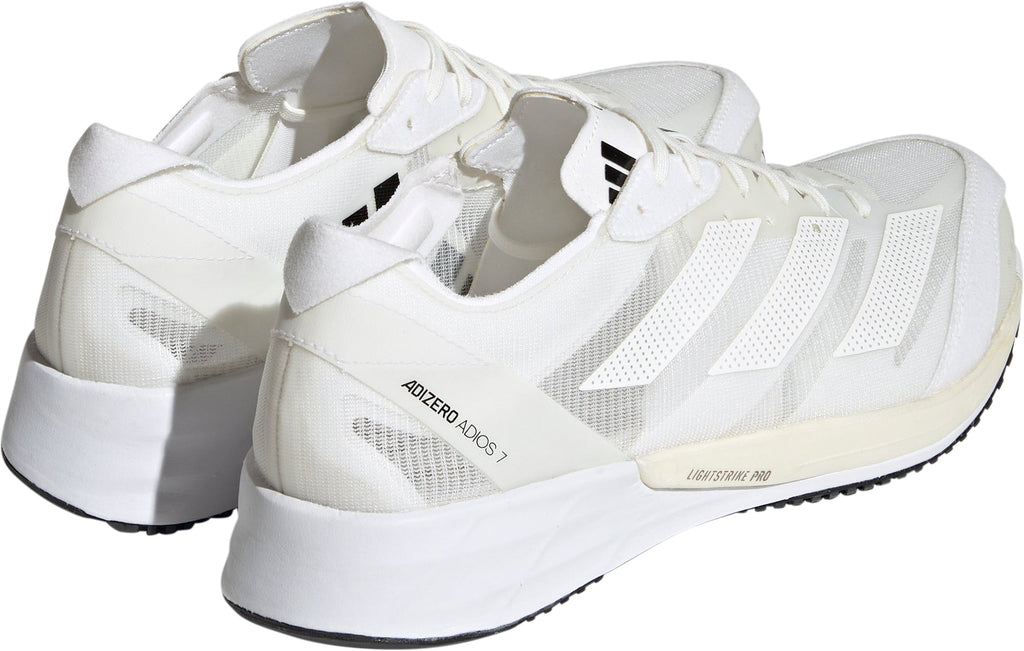 adidas Men's Adizero Adios 7 Running Shoes - White