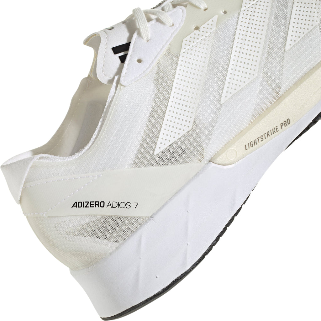adidas Men's Adizero Adios 7 Running Shoes - White