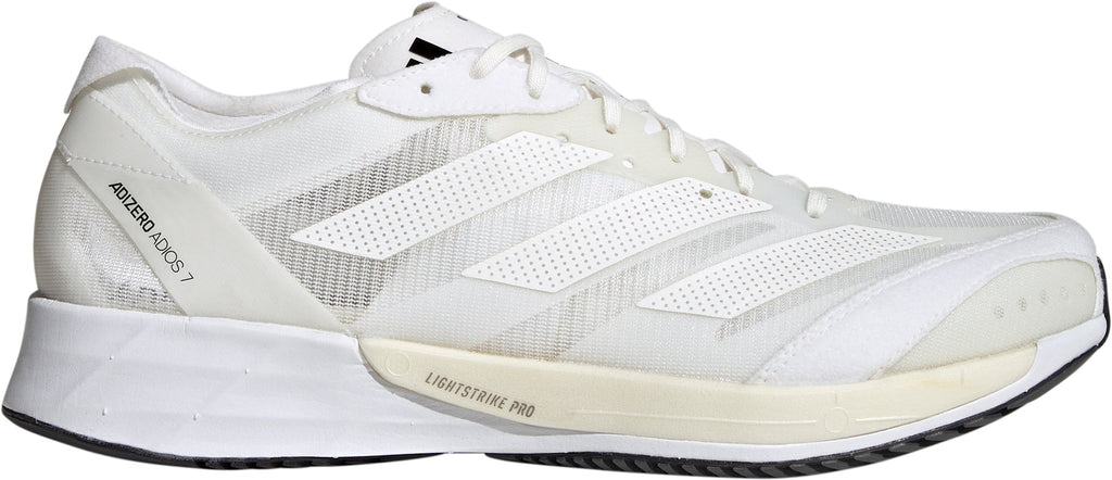 adidas Men's Adizero Adios 7 Running Shoes - White