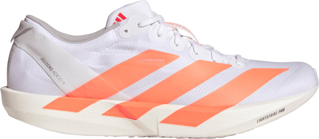 adidas Men's Adizero Adios 9 Running Shoes - White