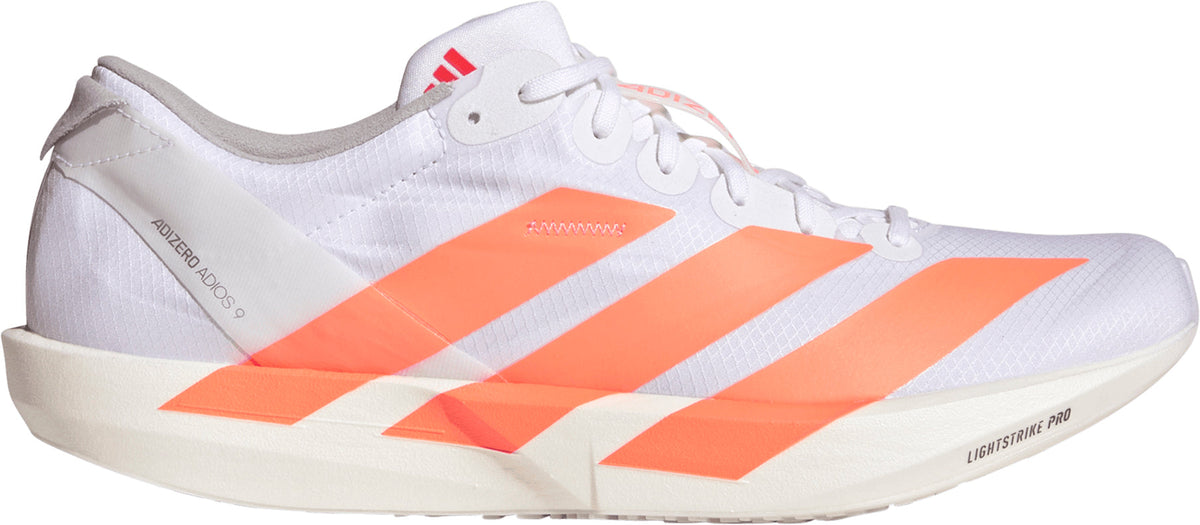 adidas Men's Adizero Adios 9 Running Shoes - White