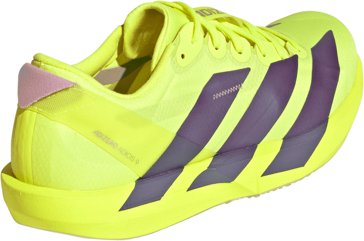 adidas Women's Adizero Adios 9 Running Shoes - Yellow