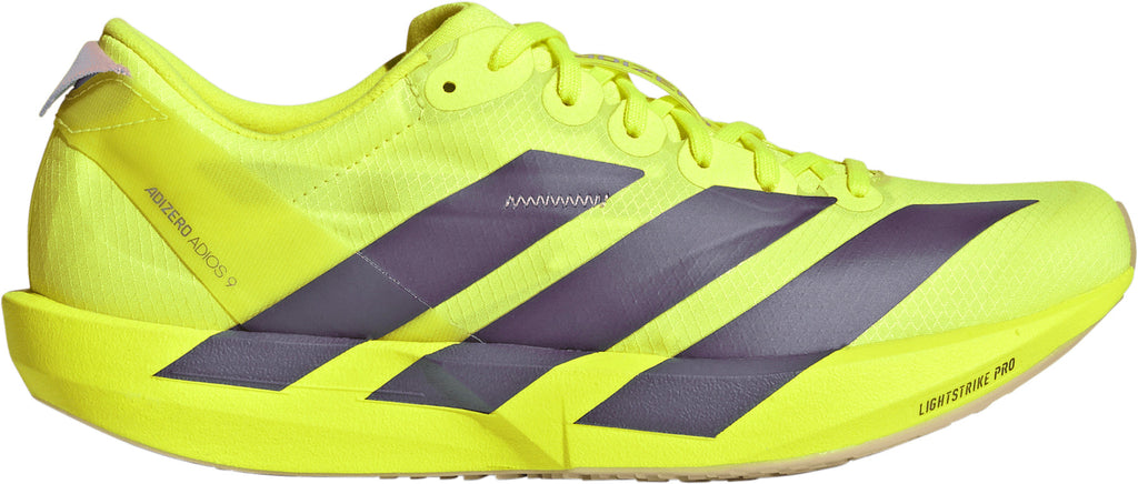 adidas Women's Adizero Adios 9 Running Shoes - Yellow