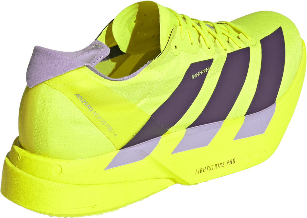 adidas Men's Adizero Adios Pro 4 Running Shoes - Yellow