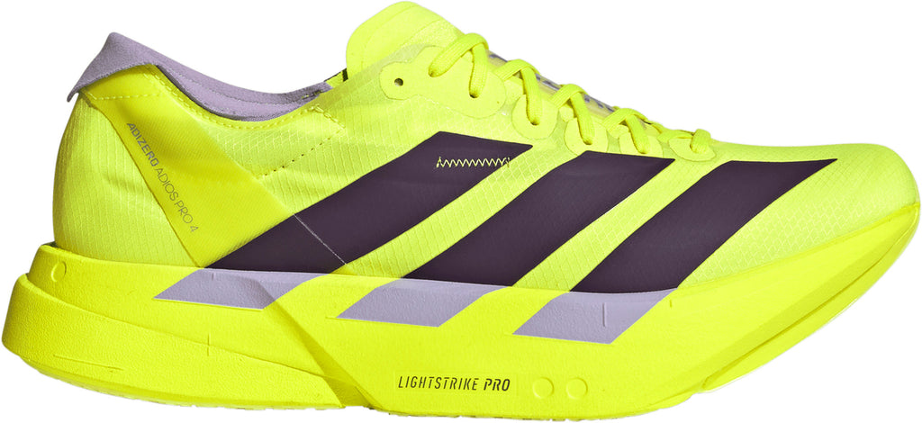 adidas Men's Adizero Adios Pro 4 Running Shoes - Yellow