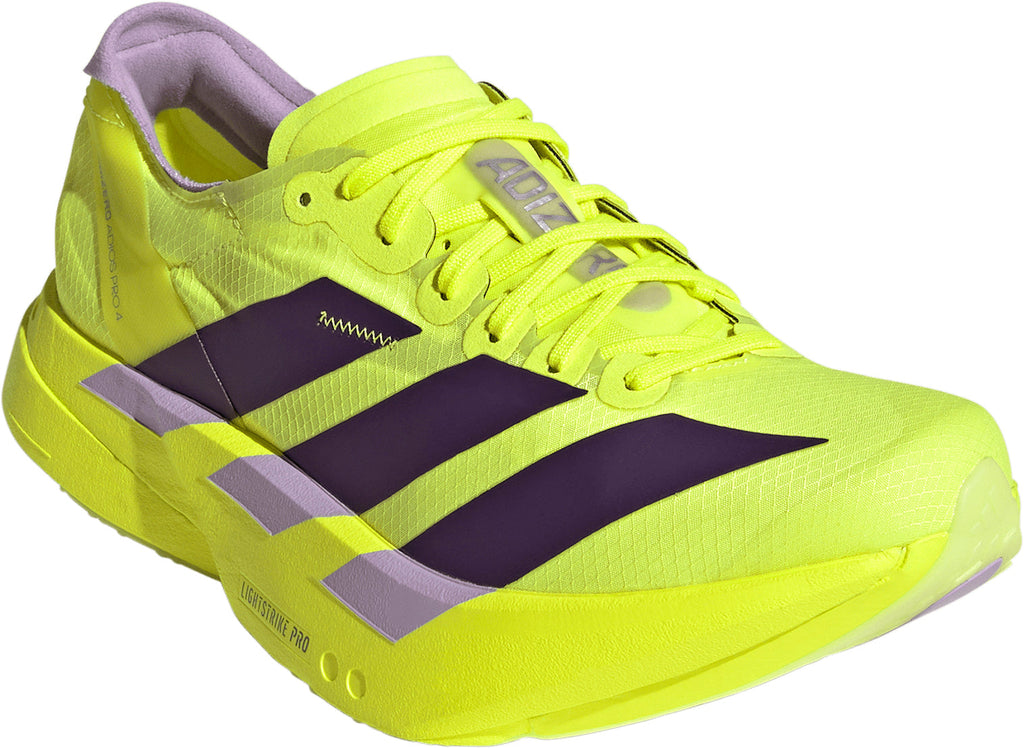 adidas Women's Adizero Adios Pro 4 Running Shoes - Yellow