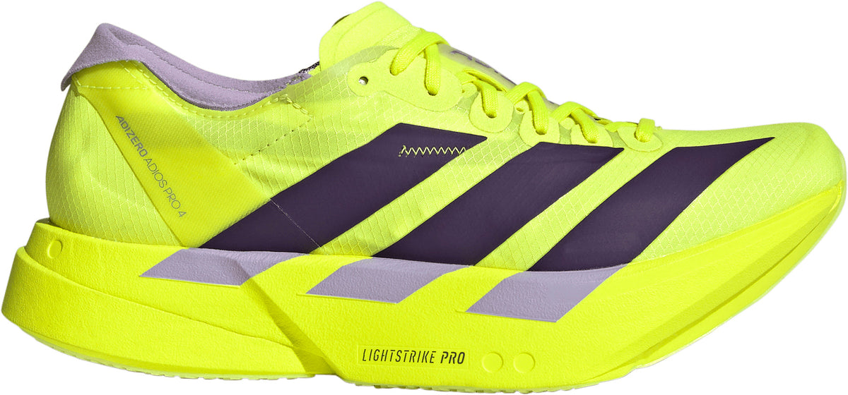 adidas Women's Adizero Adios Pro 4 Running Shoes - Yellow