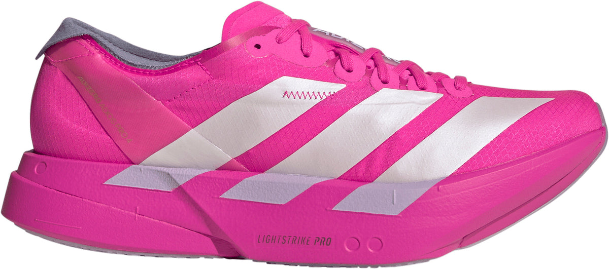 adidas Women's Adizero Adios Pro 4 Running Shoes - Pink