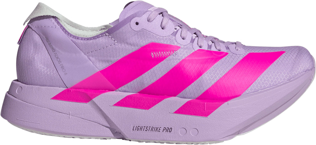 adidas Women's Adizero Adios Pro 4 Running Shoes - Purple