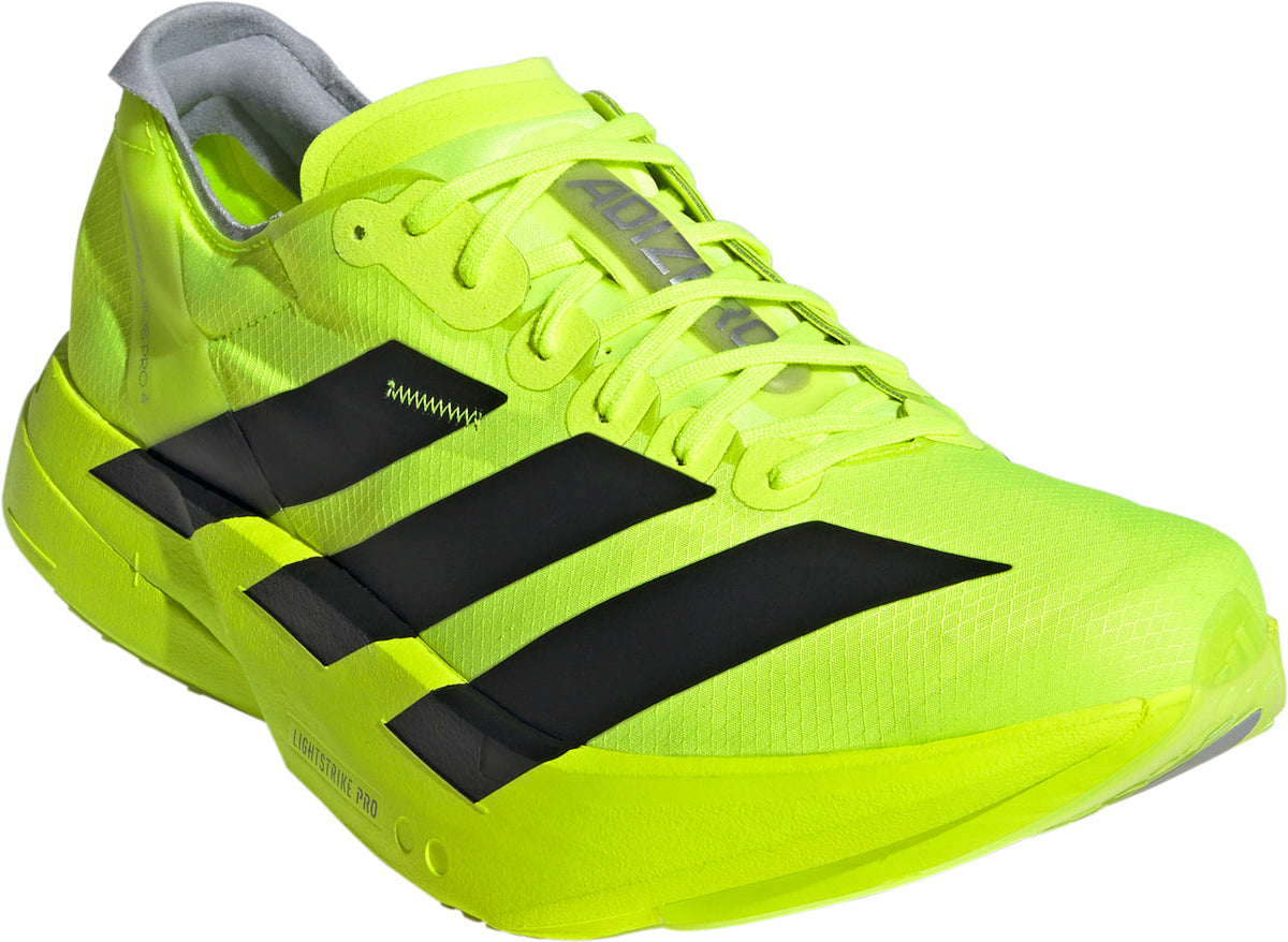 adidas Men's Adizero Adios Pro 4 Running Shoes - Yellow