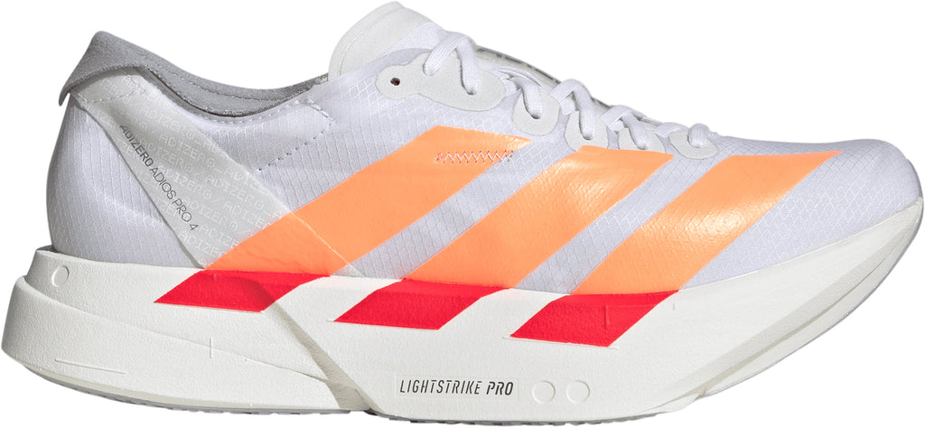 adidas Women's Adizero Adios Pro 4 Running Shoes - White