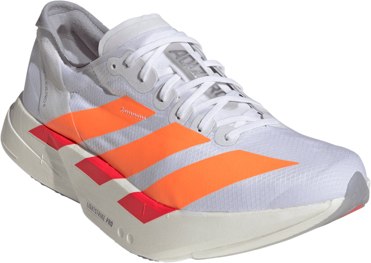 adidas Men's Adizero Adios Pro 4 Running Shoes - White