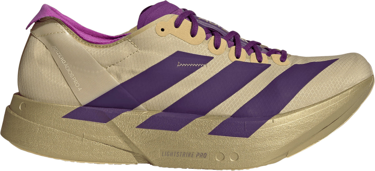 adidas Men's Adizero Adios Pro 4 Running Shoes - Beige