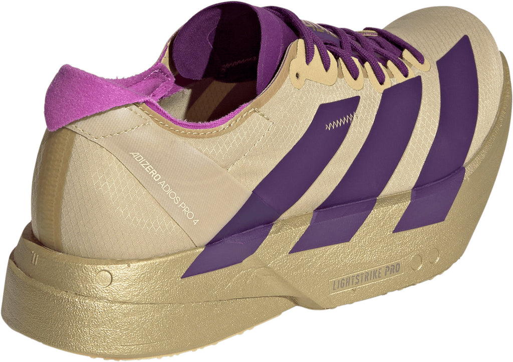 adidas Women's Adizero Adios Pro 4 Running Shoes - Beige