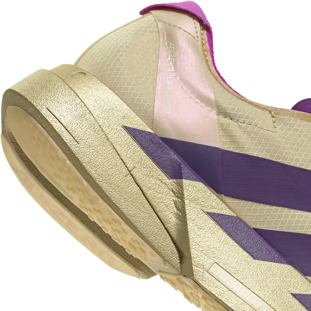 adidas Women's Adizero Adios Pro 4 Running Shoes - Beige